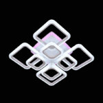 Lustra LED NEW Square Design, SLC, Patrata 8 cu Telecomanda - imagine 4