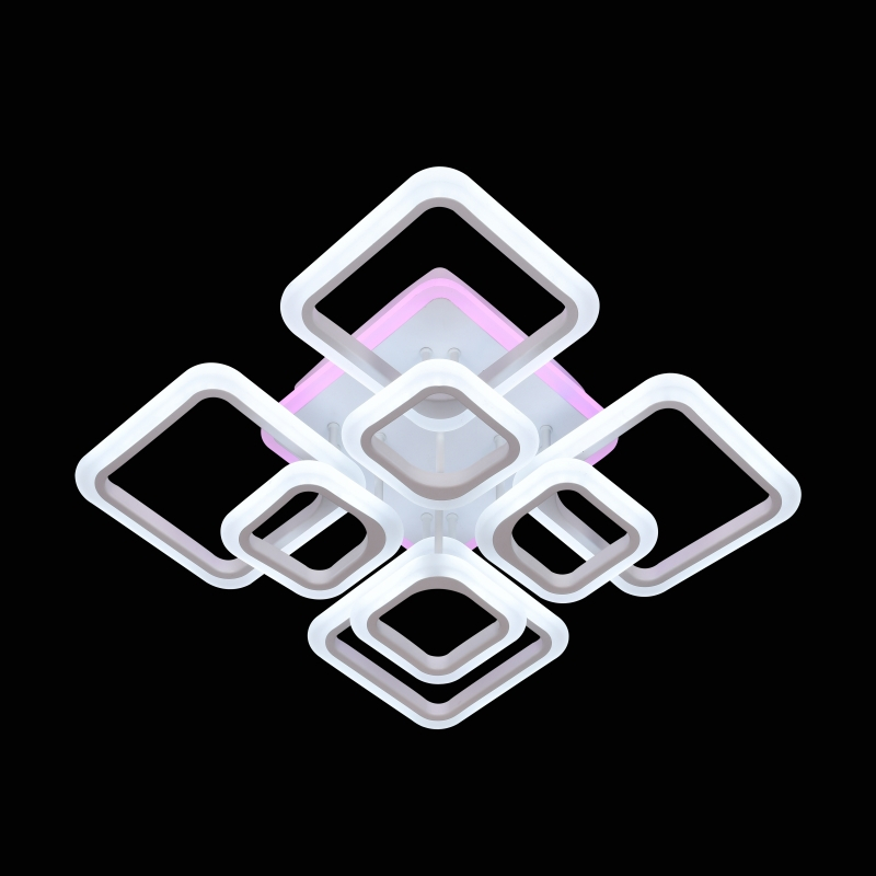 Lustra LED NEW Square Design, SLC, Patrata 8 cu Telecomanda - imagine 4