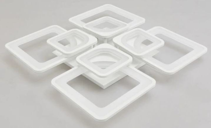 Lustra LED Square Design, SLC, Patrata 8 cu Telecomanda - imagine 4