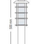 Lampa iluminat Gradina Ladin 60W - imagine 2