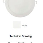 Spot led incastrat Slim 18W, 2700k/4200k - imagine 2