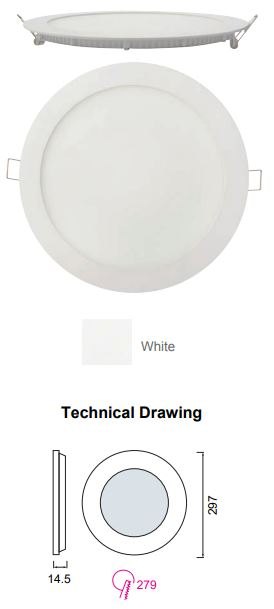 Spot led incastrat Slim 24W, 2700k/4200k - imagine 2