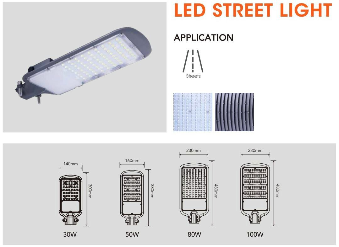 Lampa Iluminat Stradal LED 100W 3 Ani Garantie - imagine 4
