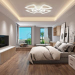 Lustra led Beyra Design SLC cu telecomanda, Lumina calda/neutra/rece si intensitate reglabila - imagine 2