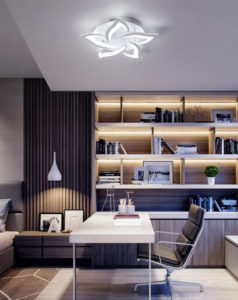 Lustra LED Blade 5 cu Telecomanda, lumina calda/ neutra/ rece si Intensitate reglabila - imagine 3