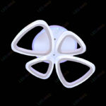 Lustra LED 2+2 Simba RGB cu Telecomanda, lumina calda/ neutra/ rece si Intensitate reglabila - imagine 2