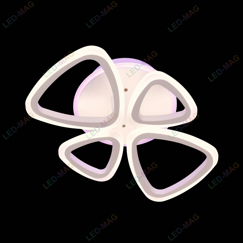 Lustra LED 2+2 Simba RGB cu Telecomanda, lumina calda/ neutra/ rece si Intensitate reglabila - imagine 3