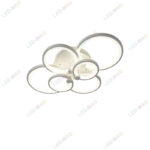 Lustra LED Circle Design, SLC, Dreptunghiulara 6 cu Telecomanda, lumina calda/ rece si intensitate reglabila - imagine 6
