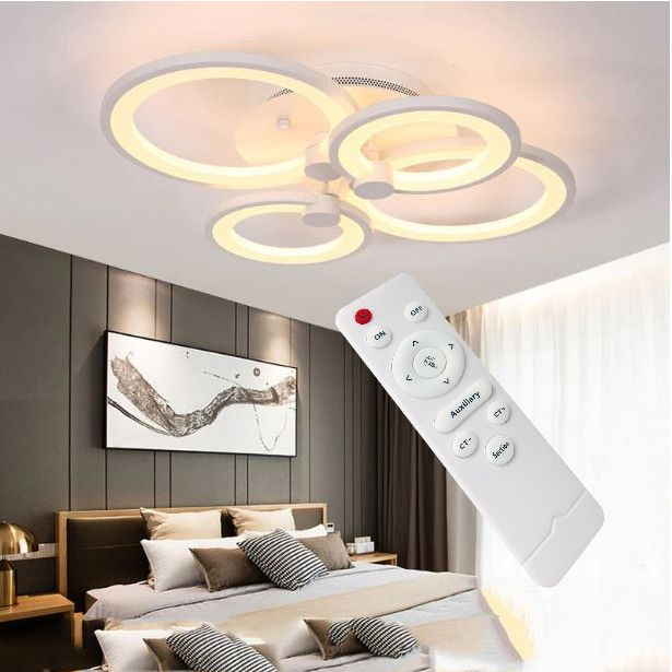 Lustra LED Circle Design SLC cu Telecomanda lumina calda/ rece - imagine 8