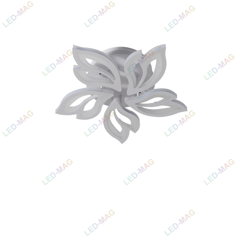 Lustra LED Flower 5 cu Telecomanda, lumina calda/ neutra/ rece si Intensitate reglabila - imagine 5