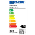 Lustra LED Rondo SLC Selino Concept 2*4 Coffee cu Aplicatie Telefon, Telecomanda, lumina calda/ neutra/ rece si Intensitate reglabila - imagine 2