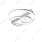 Lustra LED Circle Numva 3+1 White , SLC cu telecomanda, Intensitate reglabila si lumina calda, neutra, rece - imagine 2
