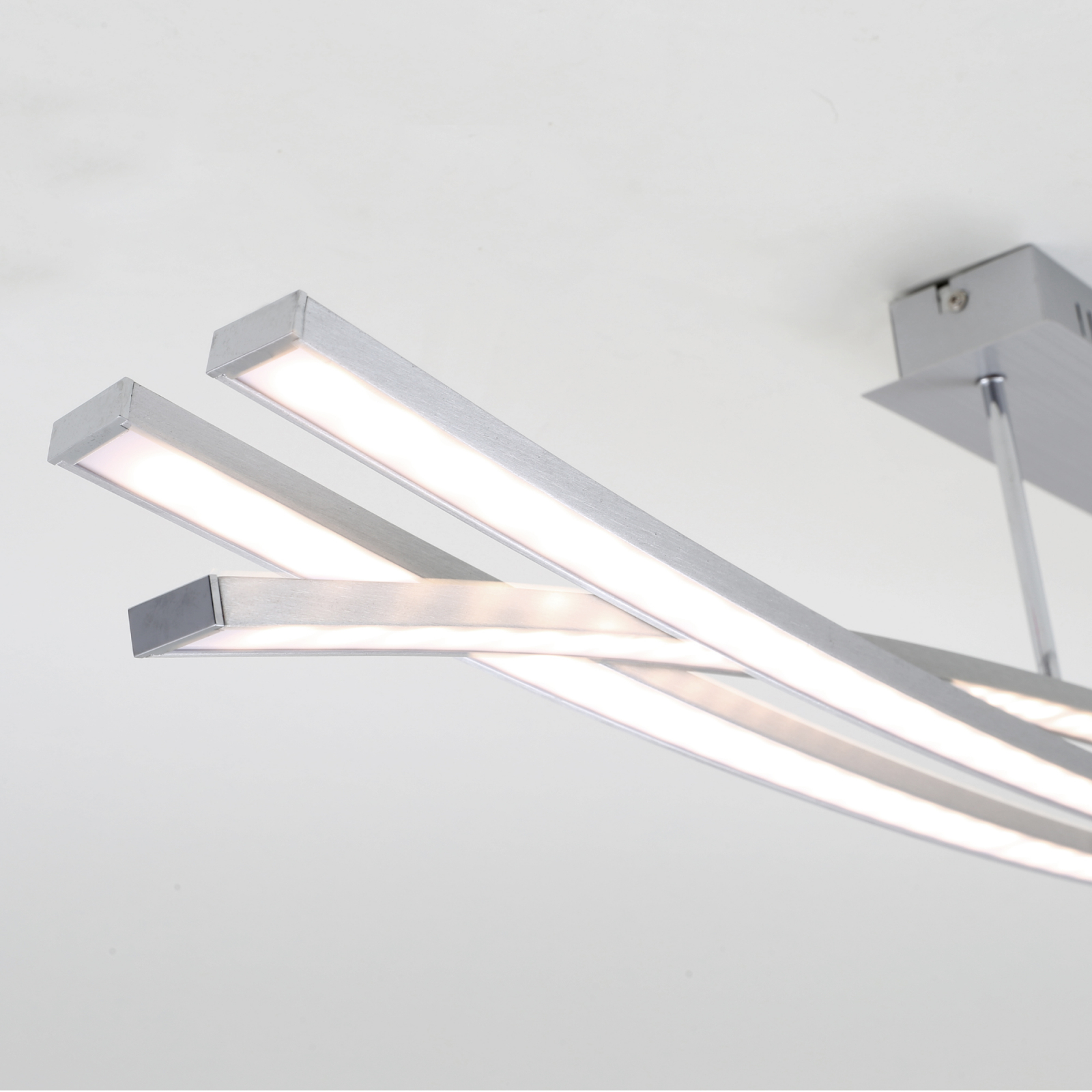 Lustra LED dreptunghiulara 100cm 18W Lumina Calda - imagine 3