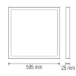 Panou LED Incastrabil SLC Turkuaz 32W - imagine 2
