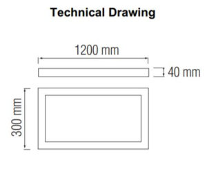 Panou LED aplicat SLC Linda 36 W - imagine 2