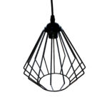 Pendul Industrial Negru Hexagonal - imagine 2