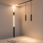 Pendul Led Sina Magnetica Negru 7W 120cm