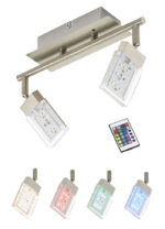 Plafoniera LED RGB Dimabila 16 culori cu telecomanda - imagine 2