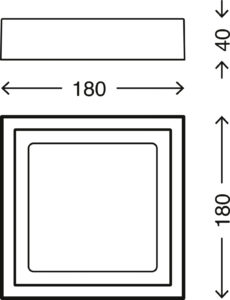 Plafoniera led gri patrata orientabila lumina neutra 16w 1530lm - imagine 2