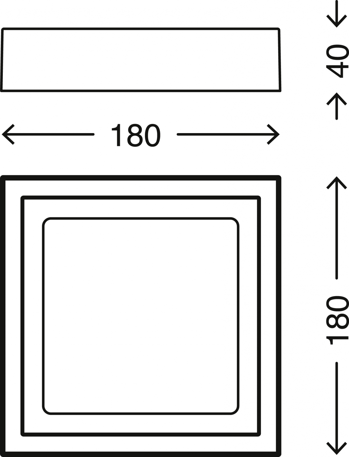 Plafoniera led gri patrata orientabila lumina neutra 16w 1530lm - imagine 2