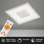 Plafoniera led patrata lumina interschimbabila 24w 2400lm cu telecomanda