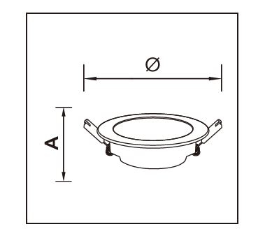 Spot led incastrat 6W 4000K 460 lumeni - imagine 4