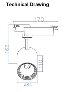 Spot led Lyon 18W - imagine 2