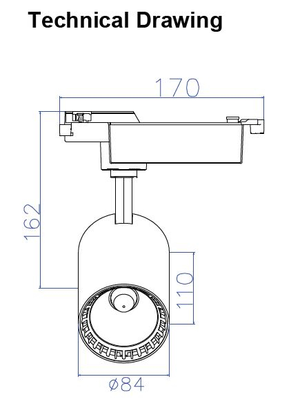 Spot led Lyon 18W - imagine 2
