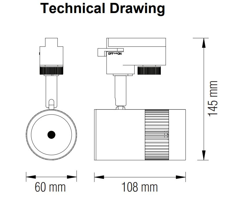 Spot Led Sina Milano 13W - imagine 3