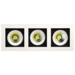 Spot led Triplu 24W Lumina Alba